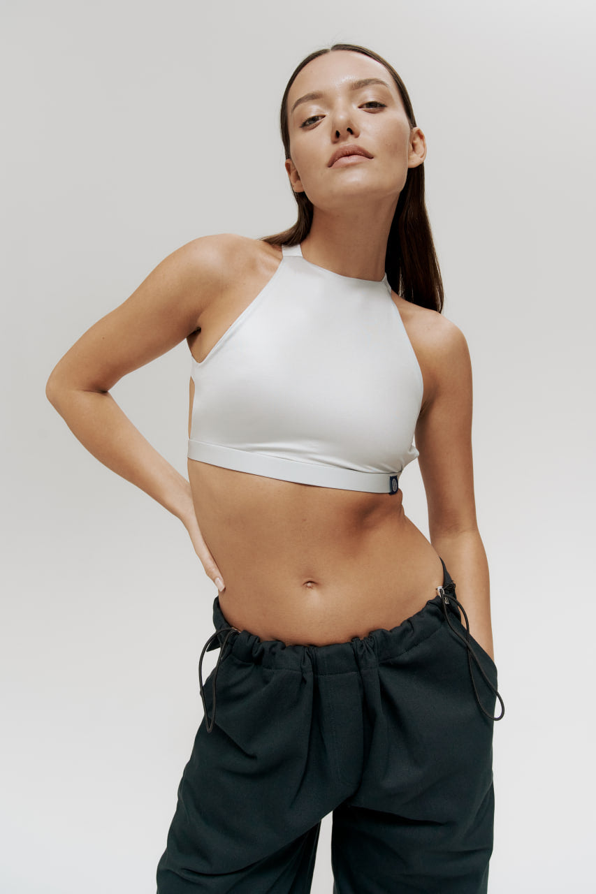 Jaws White Bikini Top