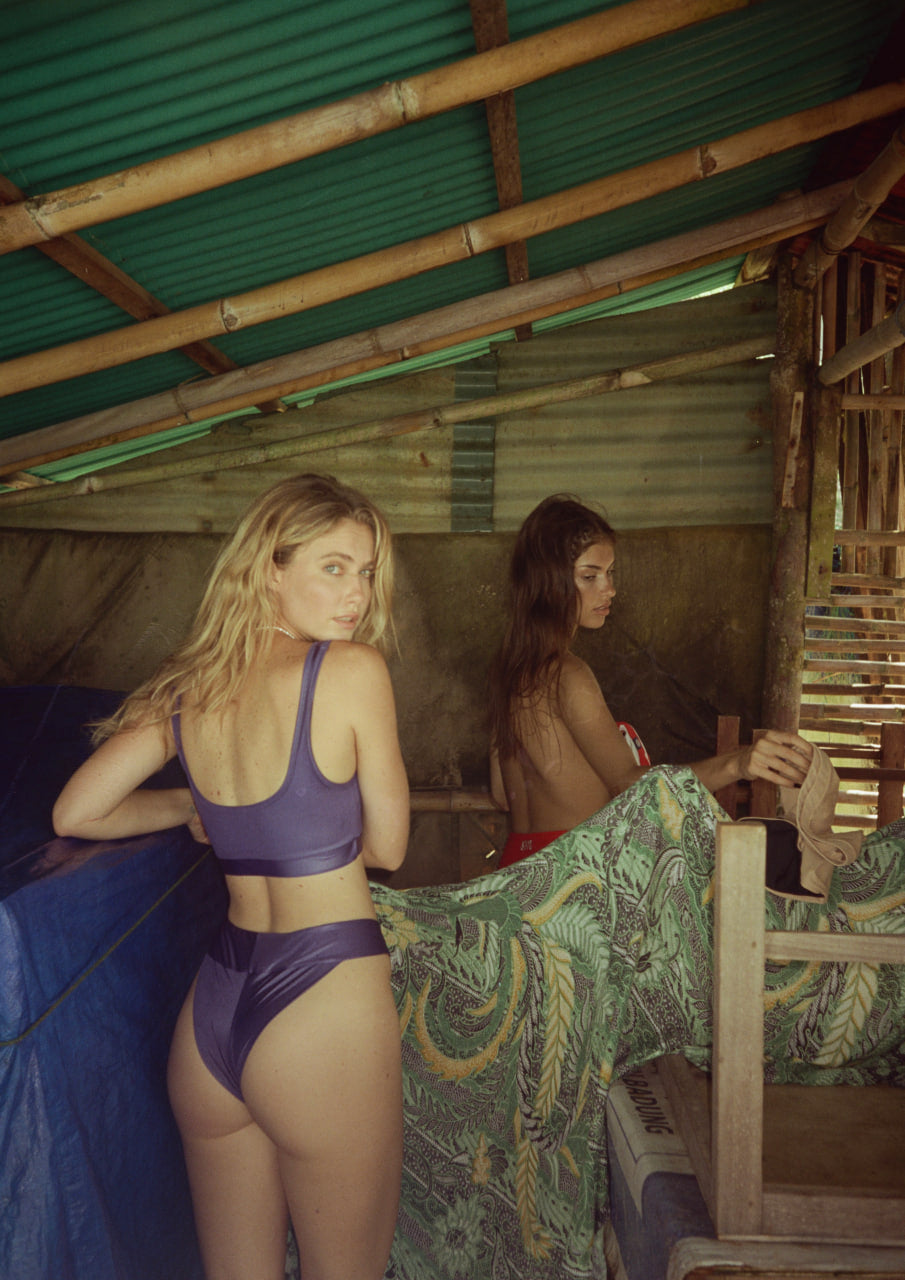 La Punta Violet Bikini Bottoms