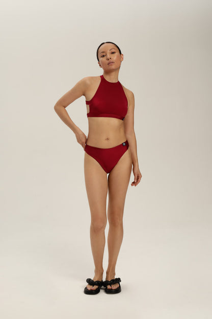 Chia Burgundy Bikini Bottoms