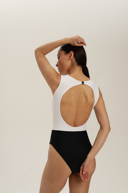 Mavericks Black &amp; White One Piece Swimsuit