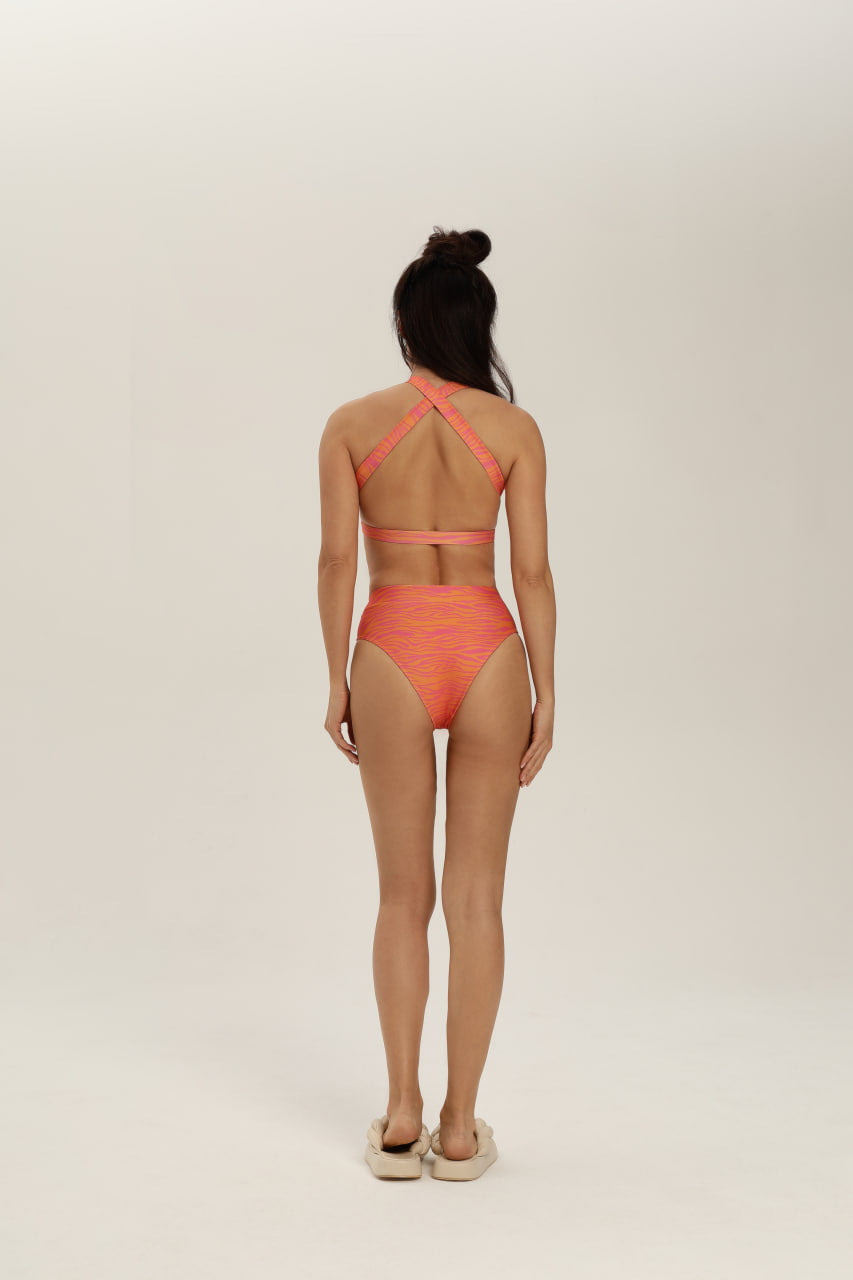 Casablanca Tiger Surf Bikini Bottoms