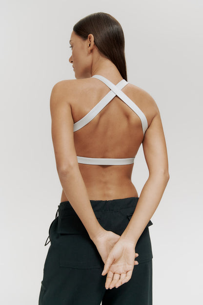 Jaws White Bikini Top
