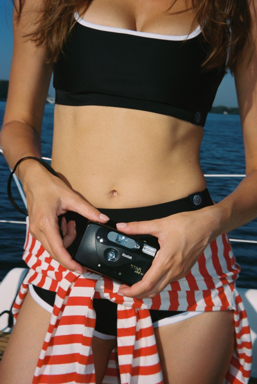 Manu Black Bikini Top