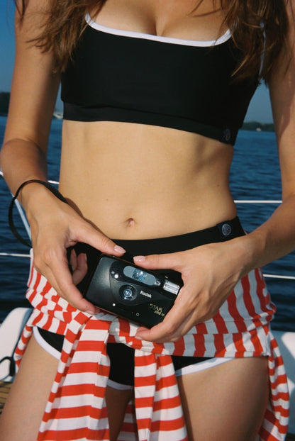 Manu Black Bikini Top