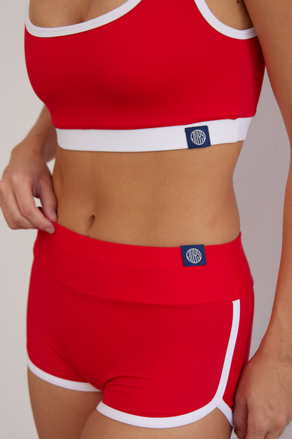 Manu Origin Red Bikini Top