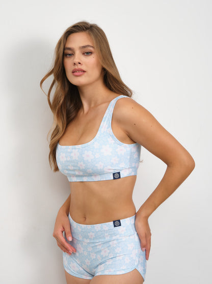 Manu Flower Bikini Top