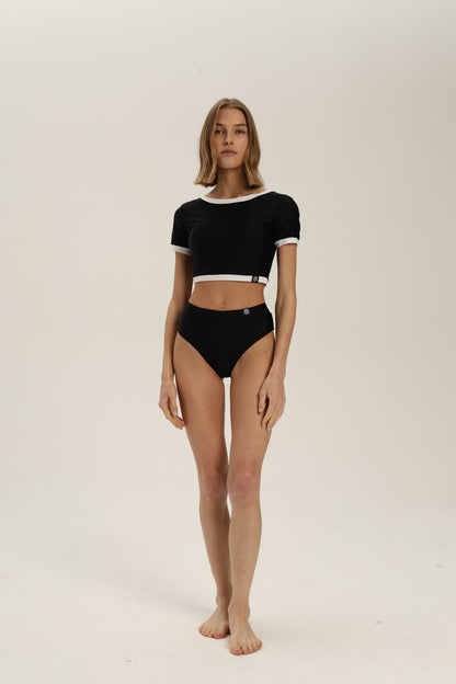 La Punta Black Bikini Bottoms