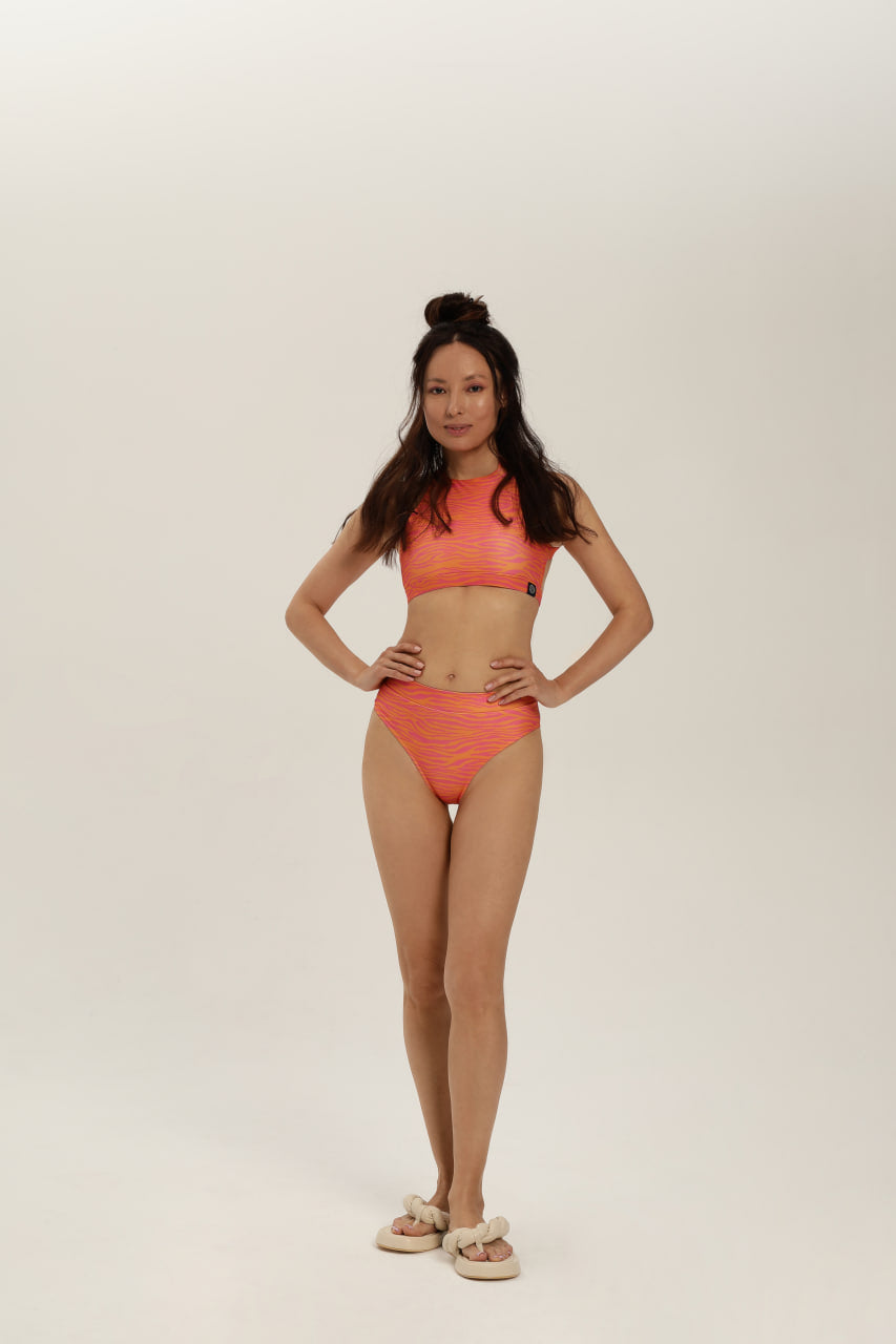 Jaws Tiger Print Bikini Top