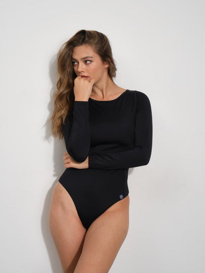 Medewi Black One Piece Swimsuit