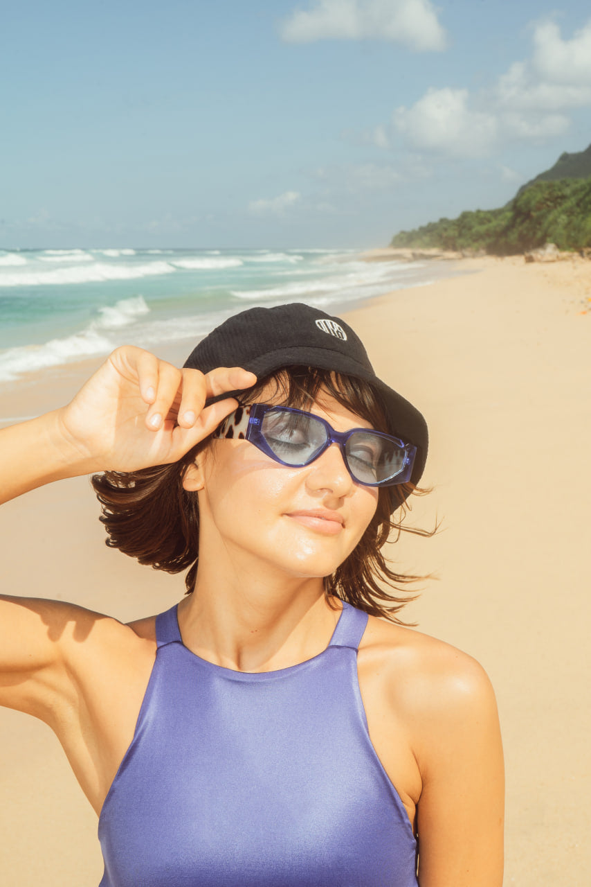 Jaws Metallic Purple Bikini Top